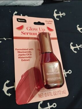 Orchid Glow!!That Super Dark Red Tho!!!Glow Up Serum Blush - (Pink/Gold Bottle)